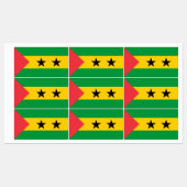 Sao Tome and Principe Flag ラベル (シート)