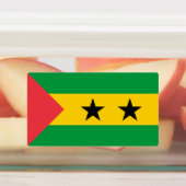 Sao Tome and Principe Flag ラベル (貼付)