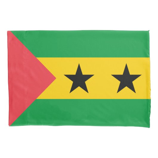 Sao Tome and Principe Flag 枕カバー (正面)