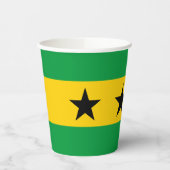 Sao Tome and Principe Flag 紙コップ (左)