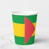 Sao Tome and Principe Flag 紙コップ (右)