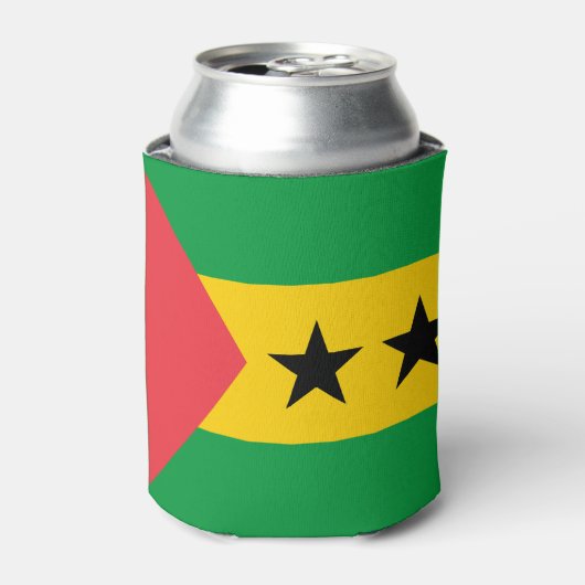 Sao Tome and Principe Flag 缶クーラー (缶正面)