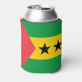 Sao Tome and Principe Flag 缶クーラー (缶裏面)