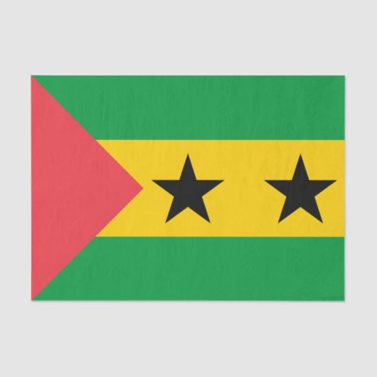 Sao Tome and Principe Flag 薄葉紙 (正面)