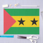 Sao Tome and Principe Flag 薄葉紙 (クラフト)