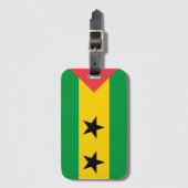 São Tomé e Príncipe flag ラゲッジタグ (正面縦)