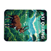 Saola in Vu Quang National Park Vietnam Travel マグネット (横)