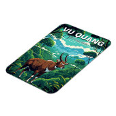 Saola in Vu Quang National Park Vietnam Travel マグネット (左側)