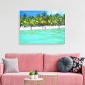 SAONAビーチオンCANVAS 20 "x 16" キャンバスプリント (インサイチュ (リビング))