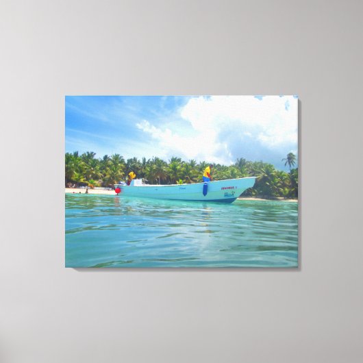 SAONA ISLAND #2 ON CANVAS 20 "x 16" キャンバスプリント (正面)