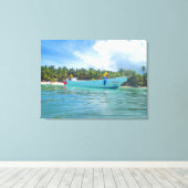 SAONA ISLAND #2 ON CANVAS 20 "x 16" キャンバスプリント (インサイチュ (ウッドフロア))