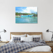 SAONA ISLAND #2 ON CANVAS 20 "x 16" キャンバスプリント (インサイチュ (寝室))