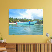 SAONA ISLAND #2 ON CANVAS 20 "x 16" キャンバスプリント (インサイチュ (リビング))