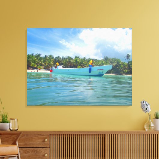 SAONA ISLAND #2 ON CANVAS 20 "x 16" キャンバスプリント (インサイチュ (リビング))