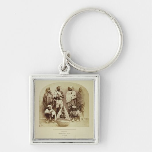 Saonrasの中央Saugorからの原生の種族 キーホルダー (正面)