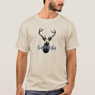 Saorのアルバのスコットランドの独立シカの頭部のTシャツ Tシャツ
