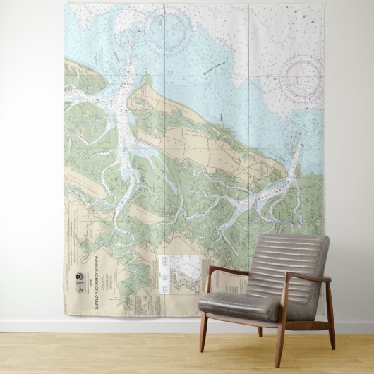 Sapelo and Doboy Soundsチャート航海の11510 タペストリー (インサイチュ)