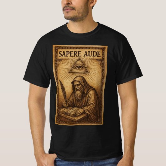 "Sapere Aude" Tシャツ (正面)