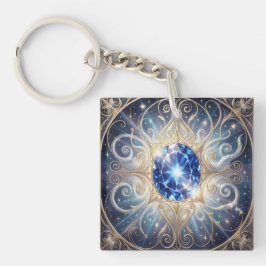 Saphir – Der Stein der Wahrheit und Weisheit´1 キーホルダー