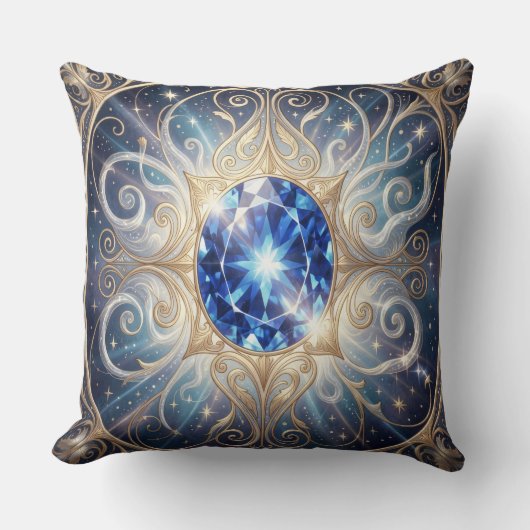 Saphir – Der Stein der Wahrheit und Weisheit´1 クッション (正面)