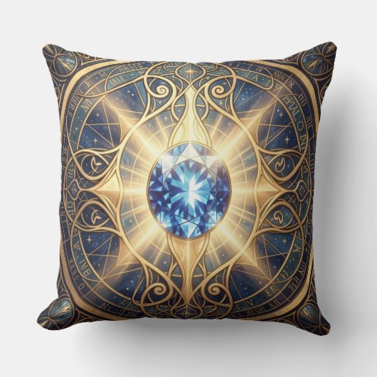 Saphir – Der Stein der Wahrheit und Weisheit´2 クッション (正面)