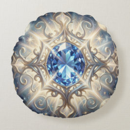 Saphir – Der Stein der Wahrheit und Weisheit´4 ラウンドクッション