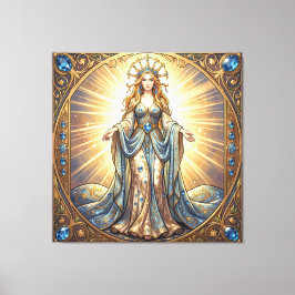 Saphir – Der Stein der Wahrheit und Weisheit´5 キャンバスプリント