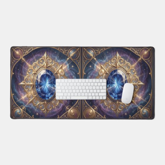 Saphir – Der Stein der Wahrheit und Weisheit´6 デスクマット (キーボード&マウス)