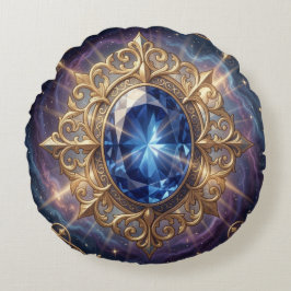 Saphir – Der Stein der Wahrheit und Weisheit´6 ラウンドクッション