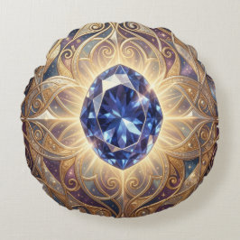 Saphir – Der Stein der Wahrheit und Weisheit´7 ラウンドクッション