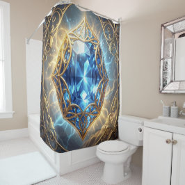 Saphir – Der Stein der Wahrheit und Weisheit´9 シャワーカーテン