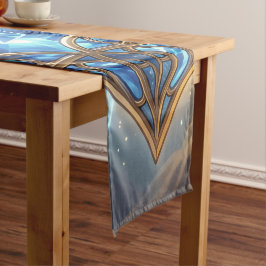 Saphir – Der Stein der Wahrheit und Weisheit´9 ショートテーブルランナー