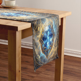 Saphir – Der Stein der Wahrheit und Weisheit´9 ショートテーブルランナー