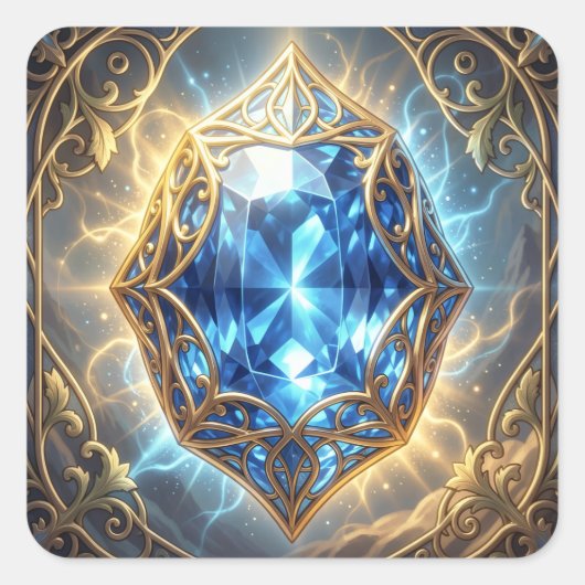 Saphir – Der Stein der Wahrheit und Weisheit´9 スクエアシール (正面)