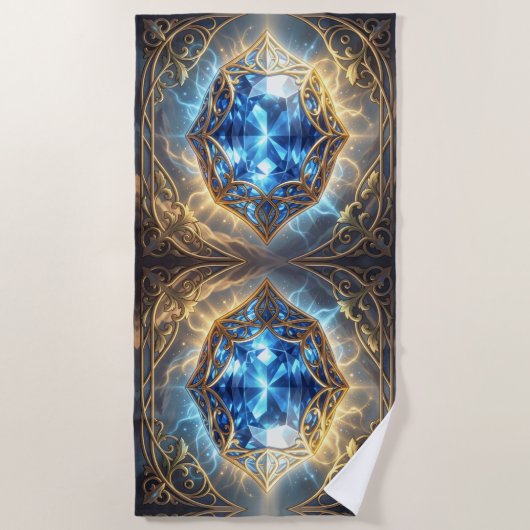 Saphir – Der Stein der Wahrheit und Weisheit´9 ビーチタオル (正面)