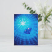 Saphir mit Diamantschliff ポストカード (スタンド正面)