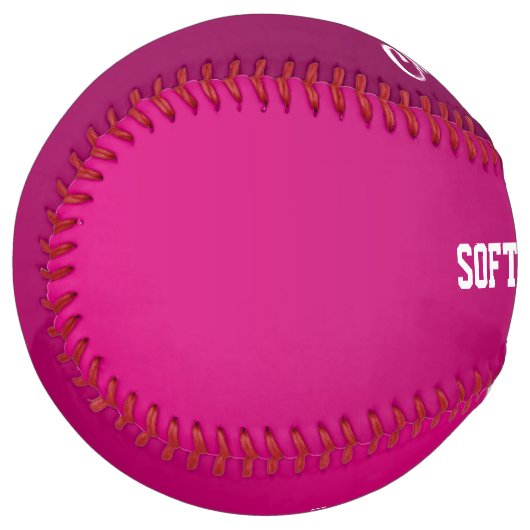 Saphir Rose Black'n Pink ソフトボール (正面左)