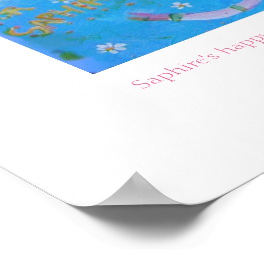 Saphire's happy thoughts ポスター (角)