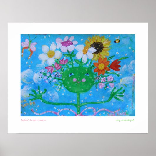 Saphire's happy thoughts ポスター (正面)