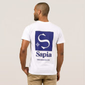 Sapia製のTシャツ Tシャツ (裏面フル)