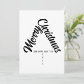 sapin de noël avec des mots シーズンカード (スタンド正面)