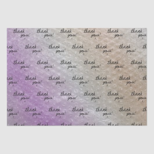 Sapin-Sapin Bubble Wrapリセラーありがとうございました 薄葉紙 (正面)