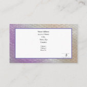 Sapin-Sapin Bubble Wrap Background Iリセラー 名刺 (裏面)