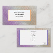 Sapin-Sapin Bubble Wrap Background Iリセラー 名刺 (正面/裏面)