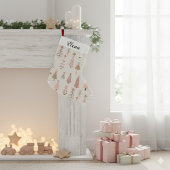 Sapins de Noël Rose Scandinave スモールクリスマスストッキング