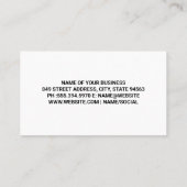 Sapling Plant | Gardener | Landscaper 名刺 (裏面)