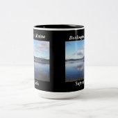 Saponac湖バーリントン、メインのマグ ツートーンマグカップ (中央)