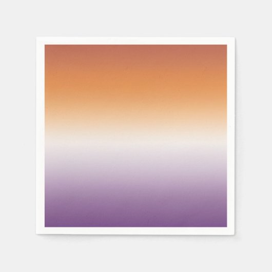 Sapphicパーティー微妙なレズビアン国旗 スタンダードカクテルナプキン (正面)