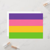 Sapphic Flag (Lesbian Love) (LGBT) カード (正面/裏面インサイチュ)