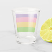 Sapphic Flag (Lesbian Love) (LGBT) ショットグラス (裏面)